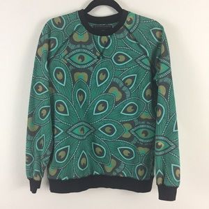 Deter UO Sweatshirt Men’s Small Peacock Turquoise